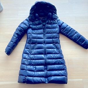 Aritzia Babaton Puffer Coat in Blue